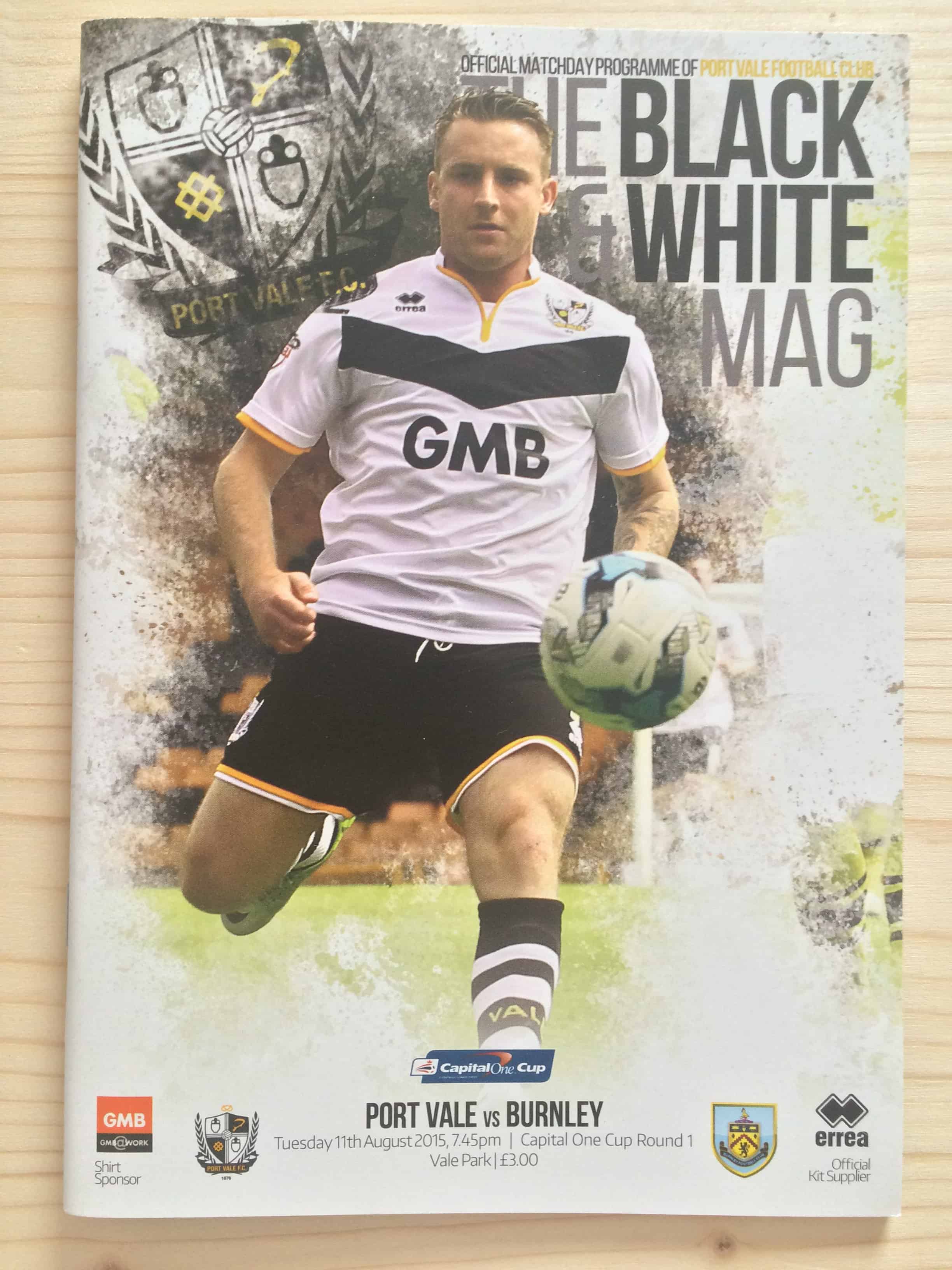 Port Vale FC v Burnley FC